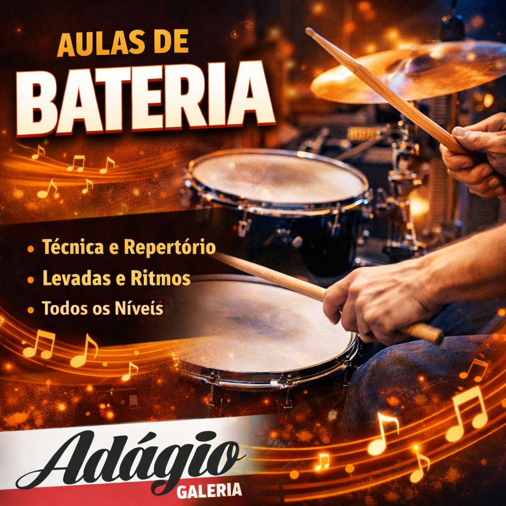 Aulas de Bateria